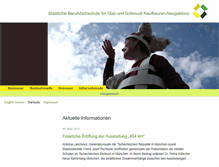 Tablet Screenshot of berufsfachschule-neugablonz.de